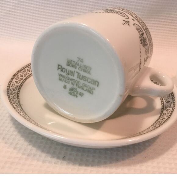 SALE 2 Royal Tuscan Wedgwood Group Cup  Saucer Set 4034 - Picture 1 of 9